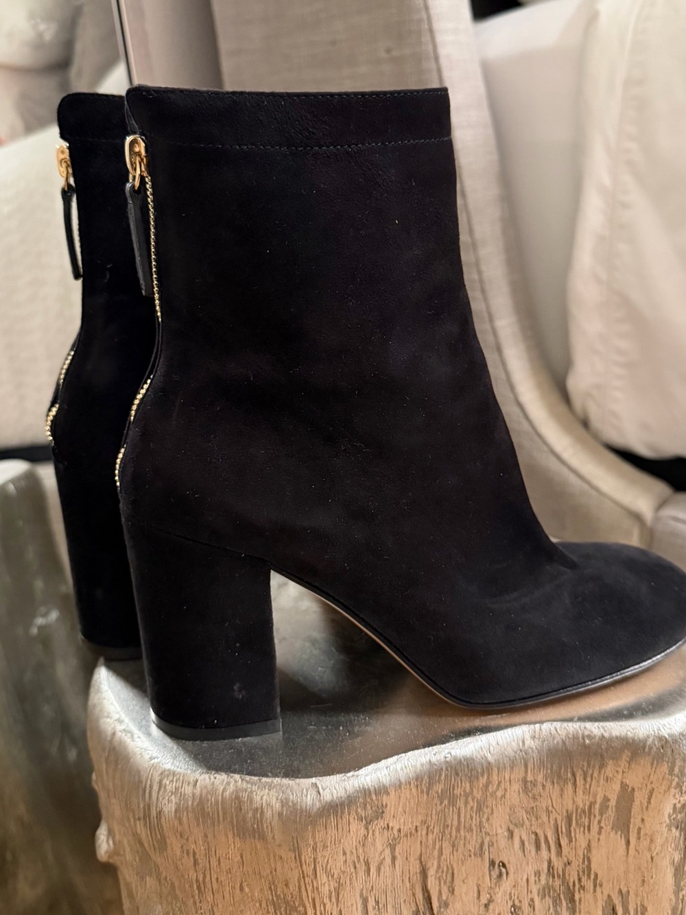 Gianvito Rossi Black Suede Boots 38